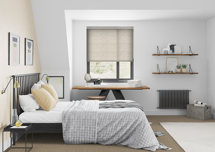 Plush (Blackout), Ivory - Roller Blind - Image 5